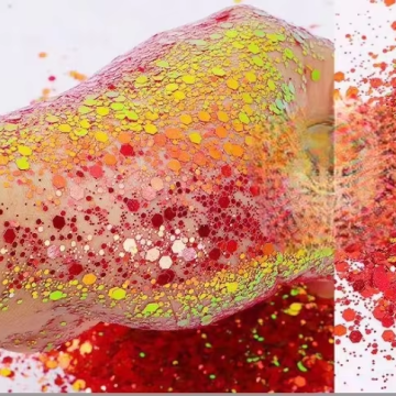 12 Colors Chameleon Shimmer Powder for Christmas Decorations and Nail Art