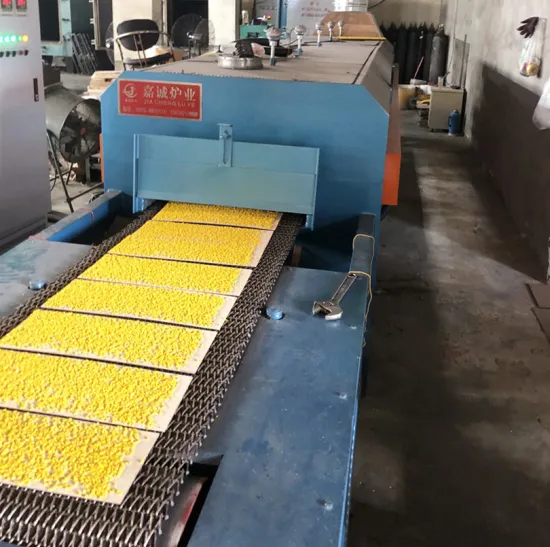 Powder metallurgy push rod sintering furnace