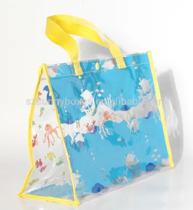 Japanese Transparent Hot Sale plastic beauty makeup Bag