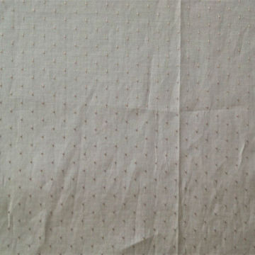 solid color cotton viscose shirting fabric dot dobby fabric