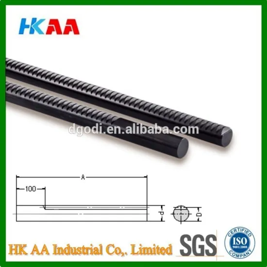 Custom machining black oxide mild steel round gear racks