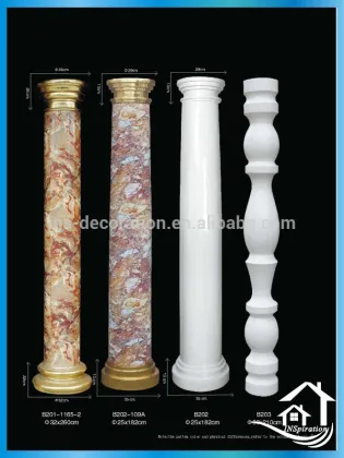 Gorgeous decoration wedding pillars