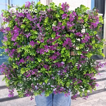 Artificial Plants Flowers Decorative Hedge Fence Vertical Green Wall