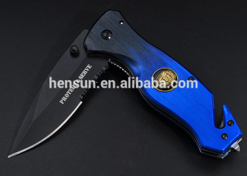 Assisted Opening Tactical Folding Knife with Glass Breaker