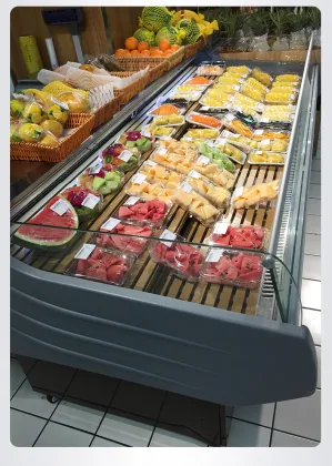 Supermarket Freezer and Chiller Display Fridge for Delicatessen