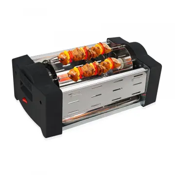 Vertical stainless steel flame grill