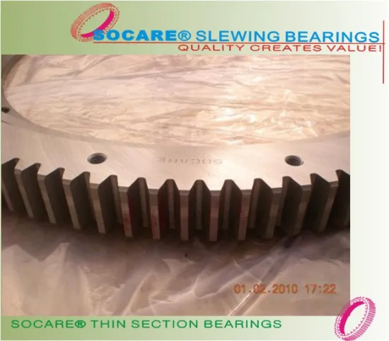 Single-Row Four-Point Contact Ball Slewing Ring Bearing with