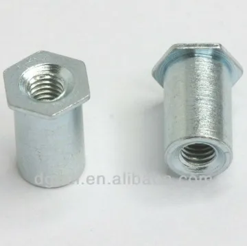 zinc plated steel threaded insert standoff