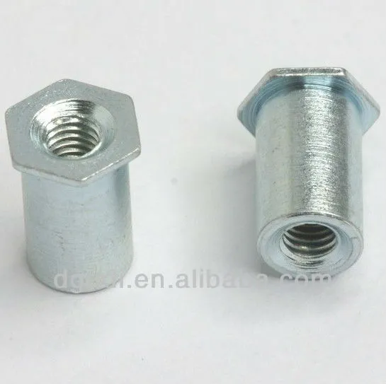 zinc plated steel threaded insert standoff
