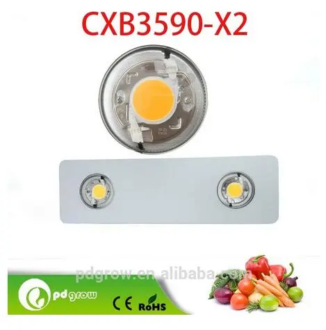 cob full spectrum led grow lights 200 watt chip led grow 2*100W CXB3590