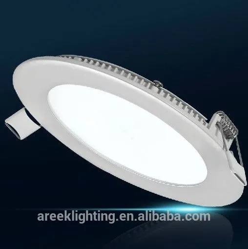 2015 china smd recessed round led panel,6w 12w 18w slim round led panel light