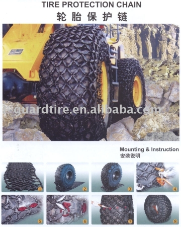tyre protection chain,tire chain for otr tyres