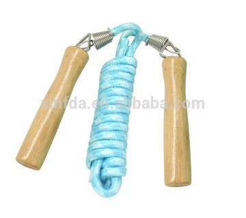 Customized Promotion Wooden Handle Jump Rope