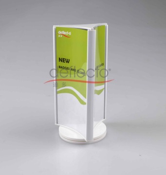 3 sides rotating sign holder/beverage list- 1/3 A4 white