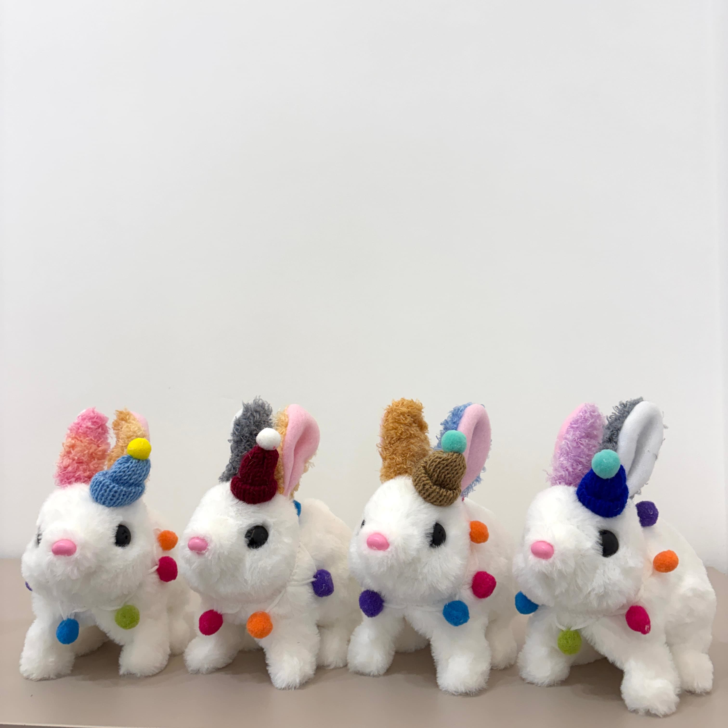 W2B08 Circus Bunny Plush Toy