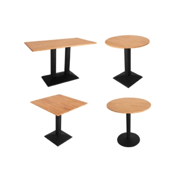 High Quality Modern Luxury Dining Tables with Cheap Metal Legs for Cafes