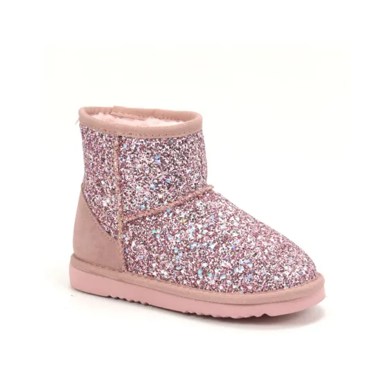 Cute Winter Warm Bling Bling Sparkling Kids Boots