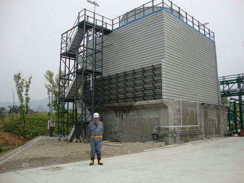 Large Square Frp Cooling Tower For Metallurgy Industry , Energy Saving