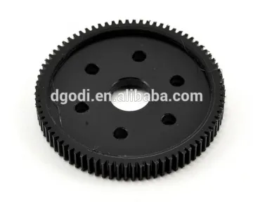 ISO9001 certificated costom round exterior threaded plastic gear for rc helicopter