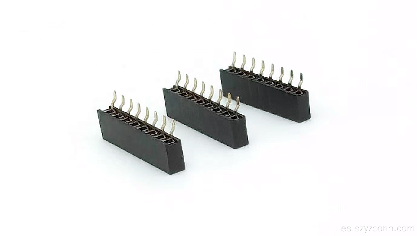 Conector hembra 8P de paso de 2,0 mm
