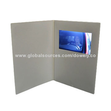 7-inch Electronic video greeting cards