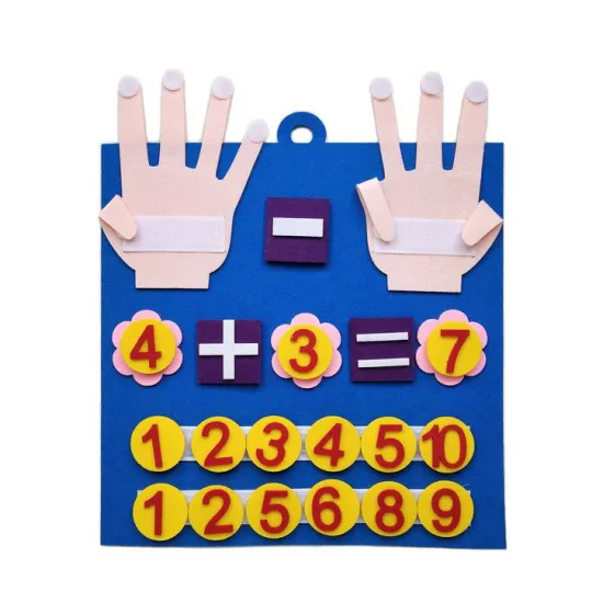 Math Manipulatives: Dollartoys Intelligent Toys for Kindergarten Addition and Subtraction Games