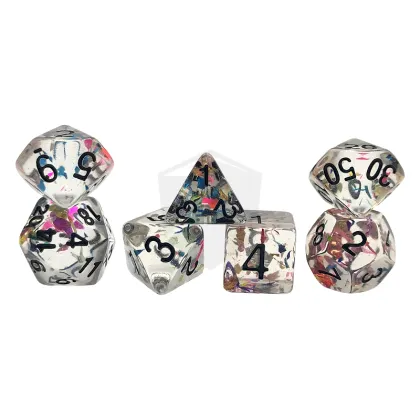 Translucent Multicolor Polyhedral Resin D&D Dice Bulk Wholesale