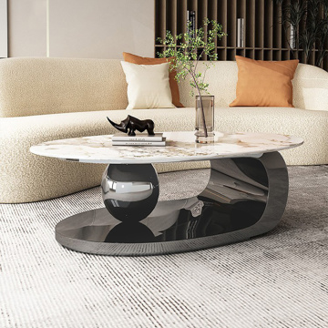 Mesa de café de alta moda Tabela de chá Gold Modern