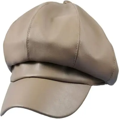 Leather painter hats for women