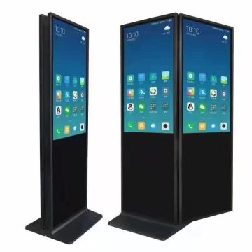 ซุ้มดิจิตอลแบบอินเทอร์แอคทีฟแบบคู่ 43-55 นิ้วพร้อม Touch IR capacitive สำหรับโรงแรม