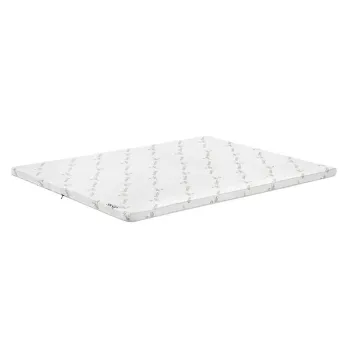 LEIZI 2 Inch Latex Cooling Memory Foam Mattress Topper - Roll Up In A Box