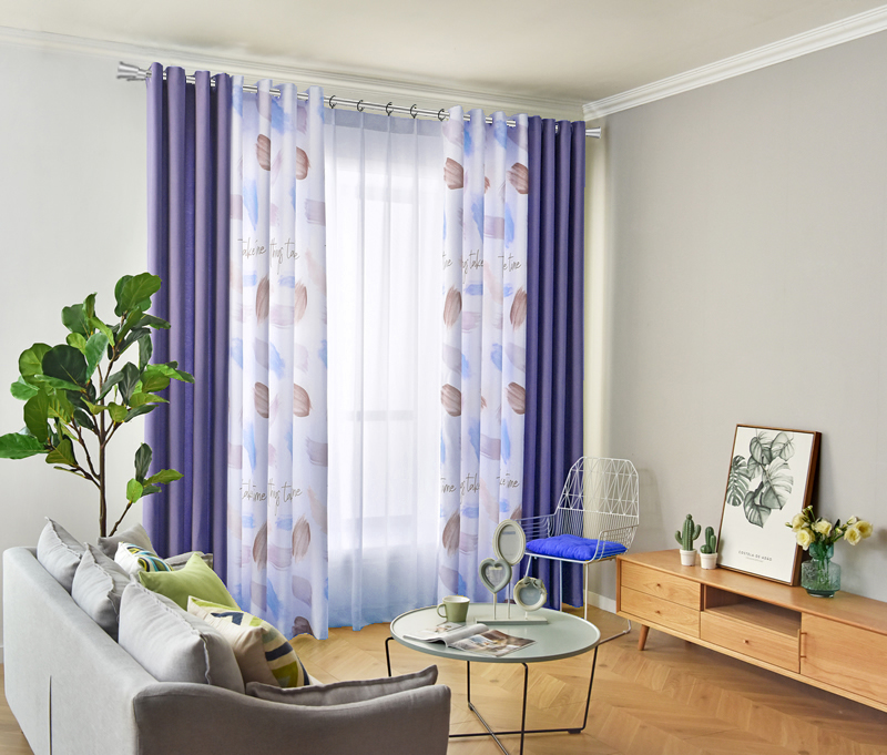 High profile horizontal Curtain Rods