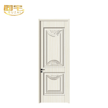 Fresh White Maple Sculpted Interior Wooden Door