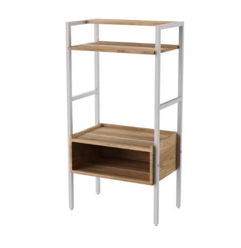 Basit kitaplığın klasik retro tarzı yine popüler The classic retro style of simple bookshelf is popular again