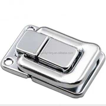 Chrome Plated Metal Buckle Fittings: The Perfect Locking Catch for Wooden Case Accessories Boxes