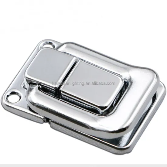 Chrome Plated Metal Buckle Fittings: The Perfect Locking Catch for Wooden Case Accessories Boxes