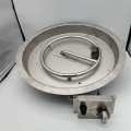 Outdoor Stainless Gas Fire Pit Burner Pan Kit