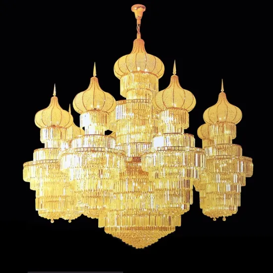 Customized Luxury Crystal Chandelier for Mosques