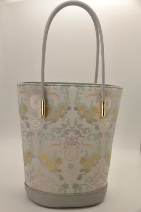 Fortune and Blessings in Gold -Brocaded Jacquard