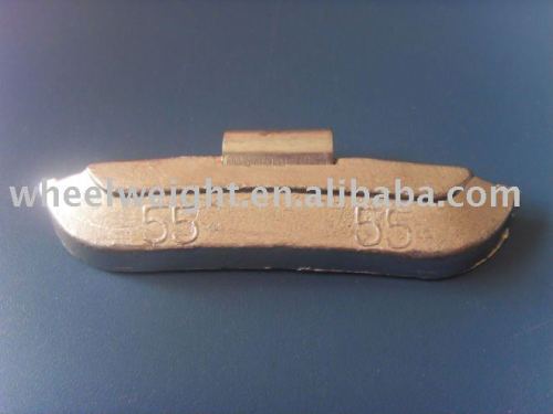 Applicable to steel wheel cars lead clip-on wheel balance weight