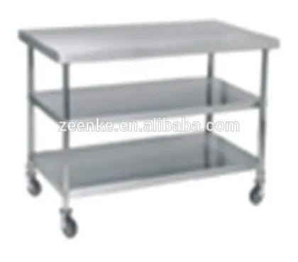 S/S 304 Flat Top Work Tables