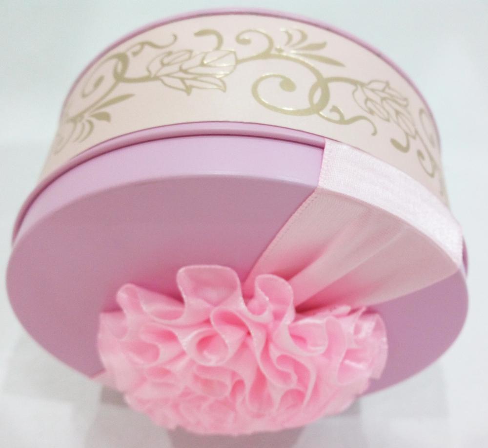 Pink Colour Wedding Candy Tin