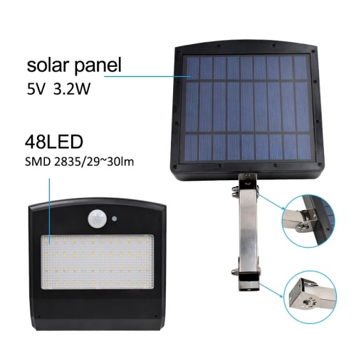 900lm Solar Lights Outdoor Wireless