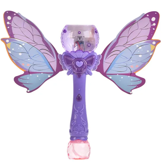 New Cartoon Bubble Sticks: Outdoor Toys and Fairy Plastic Stick Soap Bubble Toy for Girls