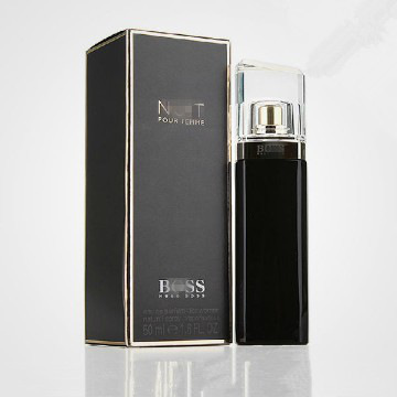 Luxury black cardboard perfume gift paper box