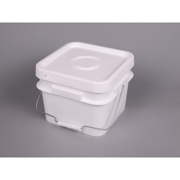 Cubo de plástico cuadrado de 8 litros