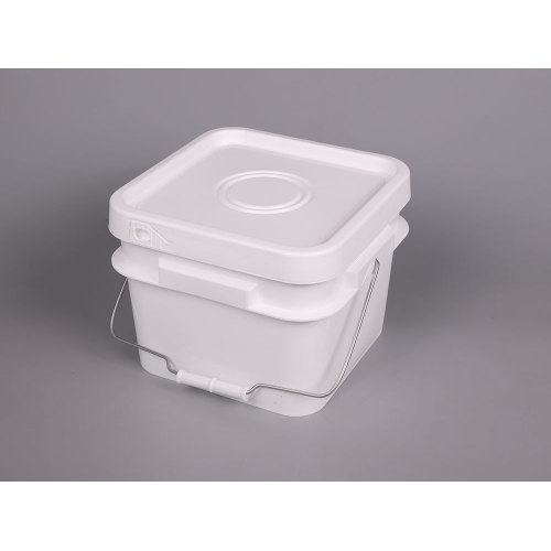Cubo de plástico cuadrado de 8 litros