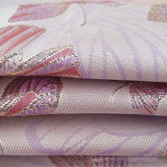 Customized Metallic Brocade Floral Jacquard Fabric - Perfect for Dress, Bridal, and Fashion Clothing Textiles