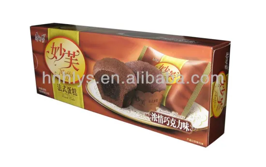 Printed Rectangular Cake Packaging Box