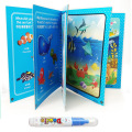 Vattendragningsbok med magisk penna för barn